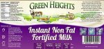 Instant Fortified Nonfat Milk Powder Jar 2 Pound / 900 GMS Jar (28+ Servings) - Proudly Made in America - Healthy Nourishing Essentials by Green Heights - Image 2